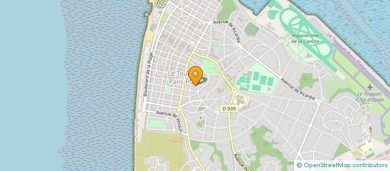 localisation de l'entreprise ACROINVEST à LE TOUQUET-PARIS-PLAGE