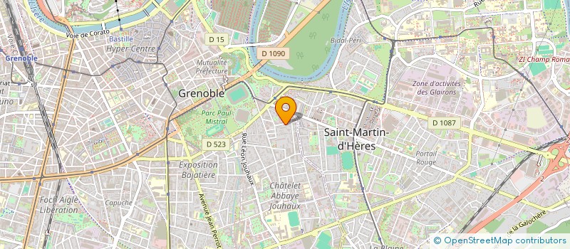 localisation de l'entreprise ACROMICRO à GRENOBLE