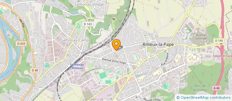 localisation de l'entreprise ACRON  RILLIEUX-LA-PAPE