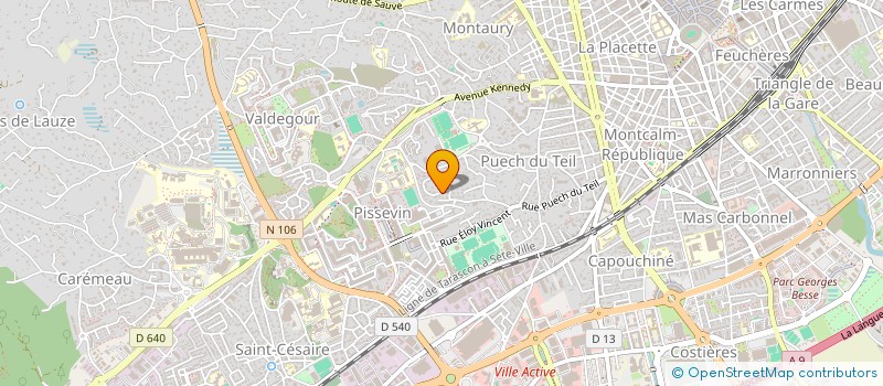 localisation de l'entreprise ACRONIMES  NIMES