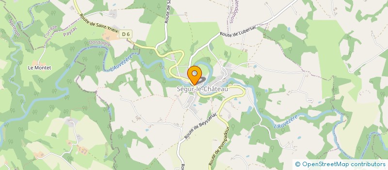 localisation de l'entreprise ACRONOTE à SEGUR-LE-CHATEAU