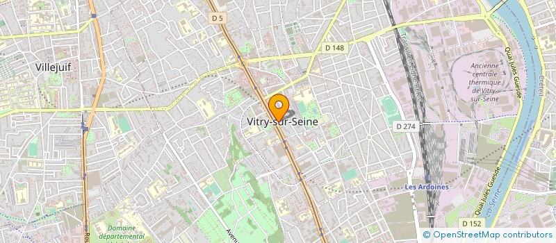 localisation de l'entreprise ACRONYME DEMENAGEMENTS à VITRY-SUR-SEINE