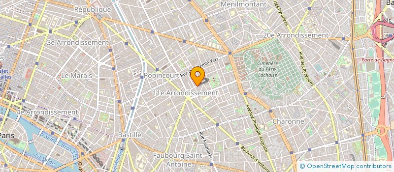 localisation de l'entreprise ACROPOLE à PARIS
