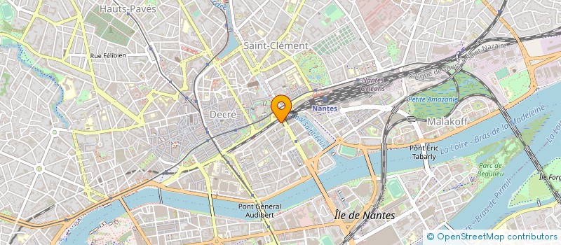 localisation de l'entreprise ACROPOLE CONSEIL ASSOCIES à NANTES