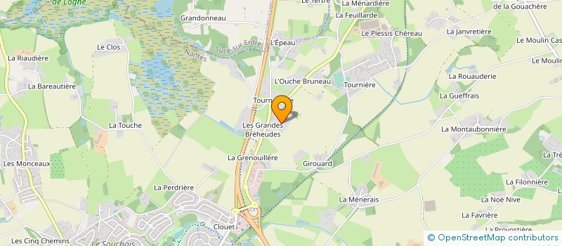 localisation de l'entreprise ACROPOLIS ENVIRONNEMENT à CARQUEFOU