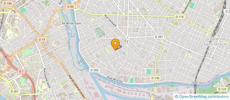 localisation de l'entreprise ACRORENO à SAINT-MAUR-DES-FOSSES