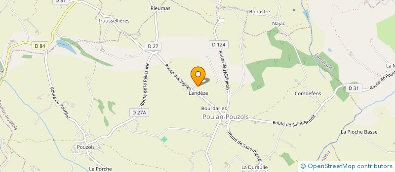 localisation de l'entreprise ACROROC  MONT-ROC