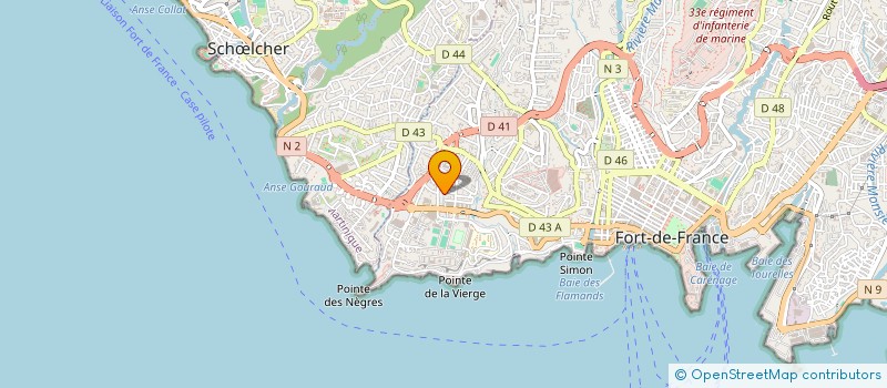 localisation de l'entreprise ACROSHINE à FORT-DE-FRANCE