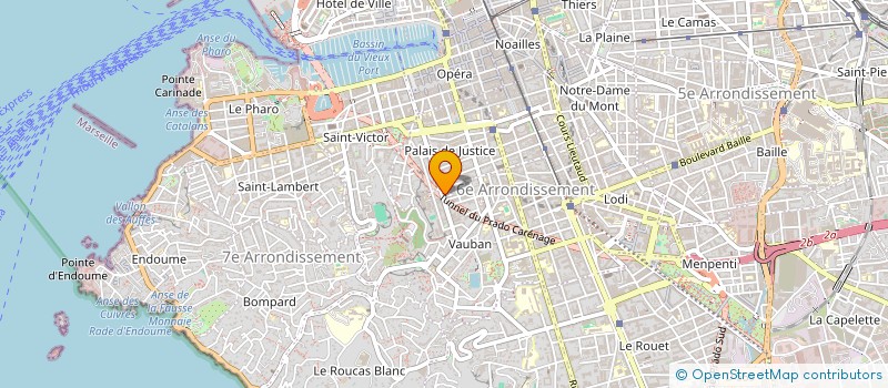 localisation de l'entreprise ACROSS BORDERS à MARSEILLE
