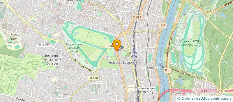 localisation de l'entreprise ACROSS THE LINE FOUNDATION à SAINT-CLOUD