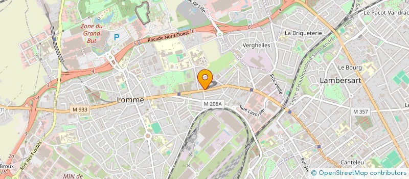 localisation de l'entreprise ACROSSIS à LILLE