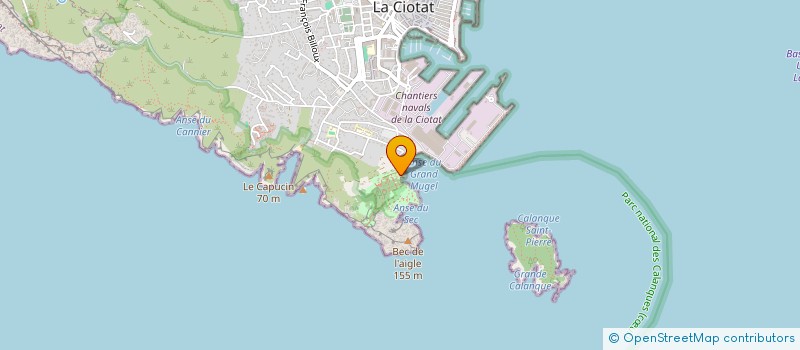localisation de l'entreprise ACROTECH13 à LA CIOTAT
