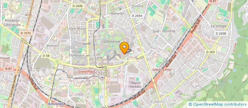 localisation de l'entreprise ACROTERRE à GRENOBLE