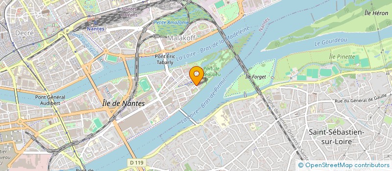 localisation de l'entreprise ACROYOGA CONTACT  NANTES