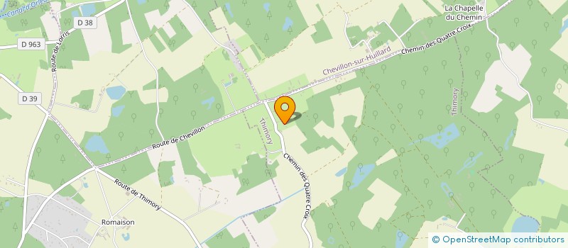 localisation de l'entreprise ACRS DIAGNOSTICS-IMMO  THIMORY