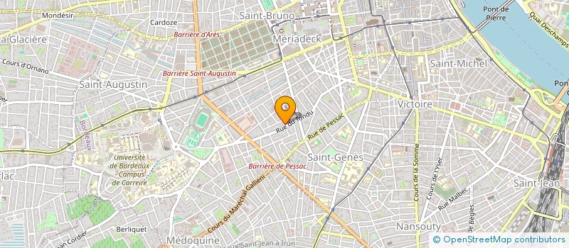 localisation de l'entreprise ACRT à BORDEAUX