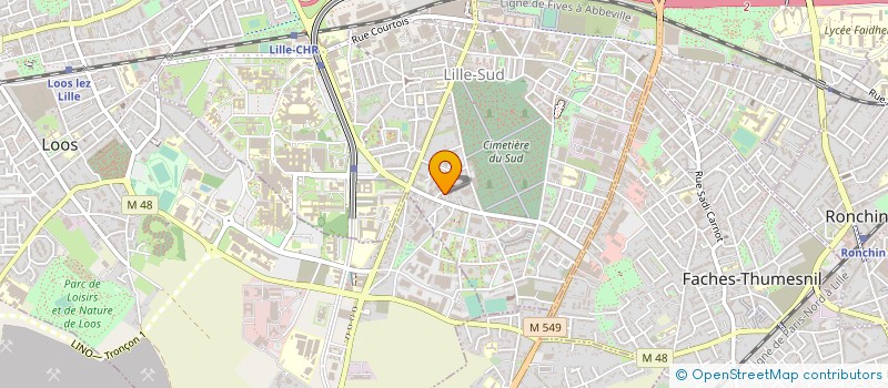 localisation de l'entreprise ACRT BAT à LILLE