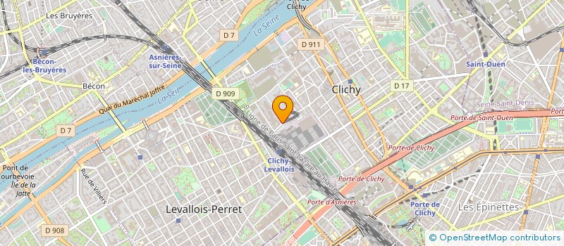localisation de l'entreprise ACRTP à CLICHY