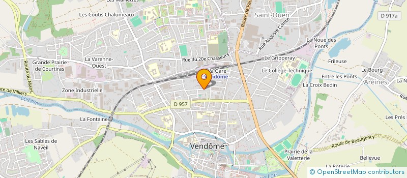 localisation de l'entreprise ACRY-JET  VENDOME