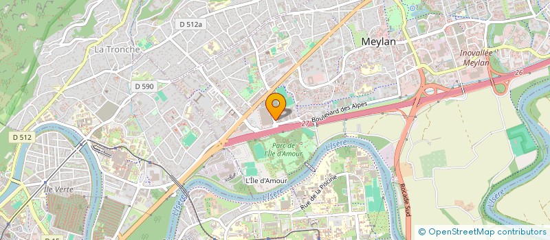 localisation de l'entreprise ACS à MEYLAN