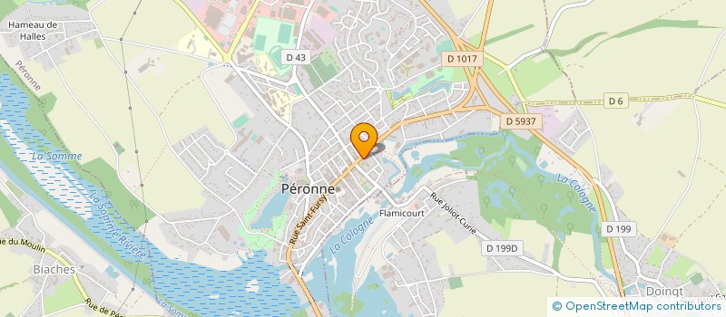 localisation de l'entreprise ACS à PERONNE