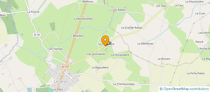 localisation de l'entreprise ACS à LANDEAN