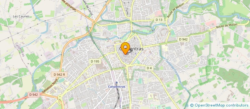 localisation de l'entreprise ACS  CARPENTRAS