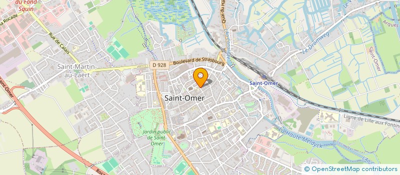 localisation de l'entreprise ACS 5  SAINT-OMER