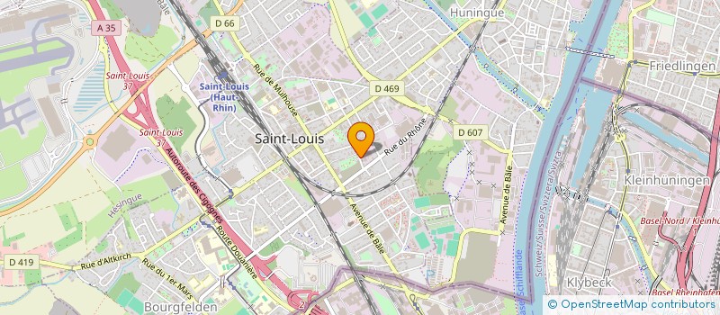 localisation de l'entreprise ACS à SAINT-LOUIS