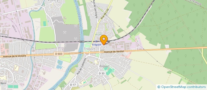 localisation de l'entreprise ACS à TRILPORT