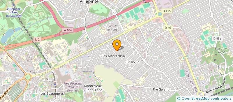 localisation de l'entreprise ACS à VILLEPINTE