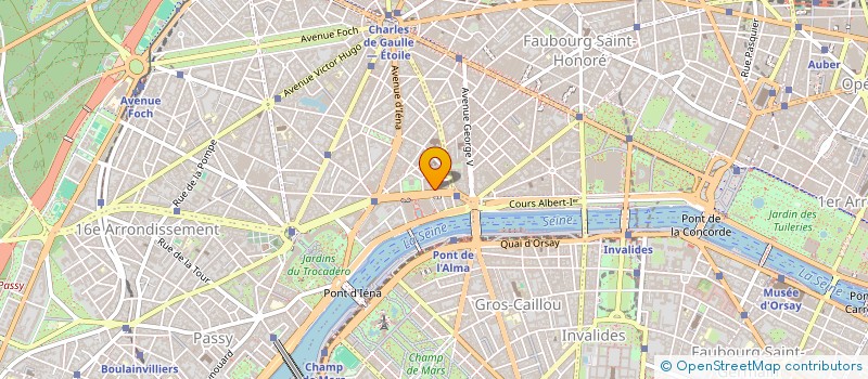 localisation de l'entreprise ACS  PARIS