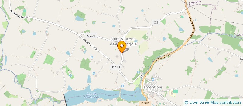 localisation de l'entreprise ACS  SAINT-VINCENT-DE-LAMONTJOIE