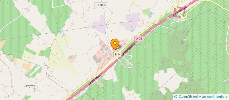 localisation de l'entreprise ACS  SERVIAN