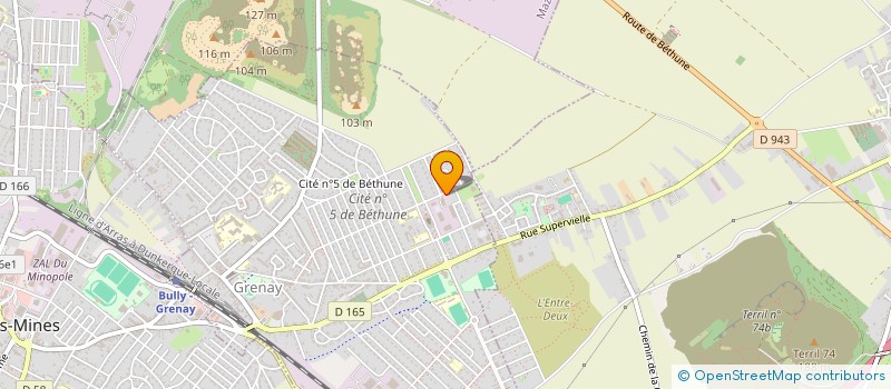 localisation de l'entreprise ACS  GRENAY