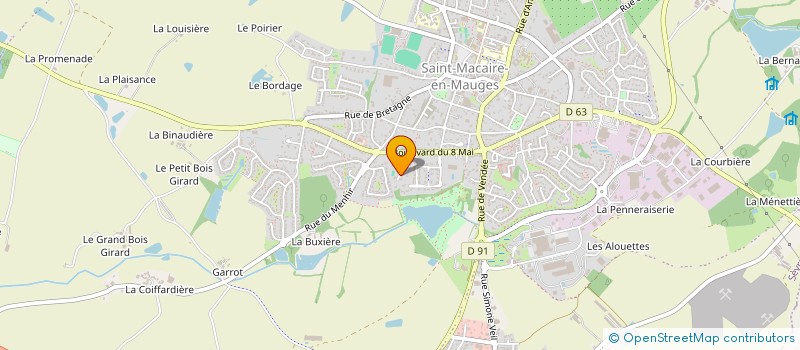 localisation de l'entreprise ACS ACCESSOIRES CUIRS SERVICES à SEVREMOINE
