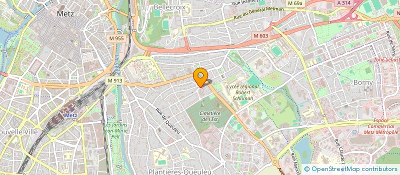 localisation de l'entreprise ACS ADMINISTRATIF CONSEIL ET SERVICES  METZ