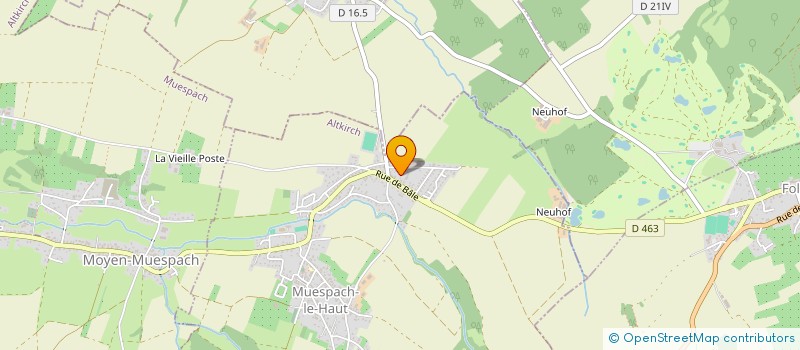 localisation de l'entreprise ACS AGRICULTURE à WALDIGHOFEN