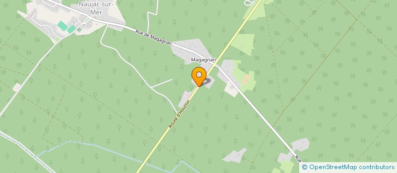 localisation de l'entreprise ACS AQUITAINE PEINTURE  NAUJAC-SUR-MER