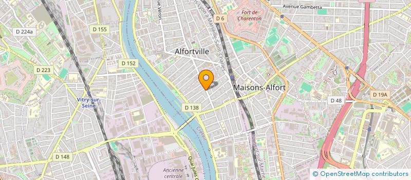 localisation de l'entreprise ACS ASCENSEUR COPRO SERVICE à ALFORTVILLE