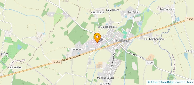 localisation de l'entreprise ACS - ATELIER CONFECTION SOULLANDAIS à SOULLANS