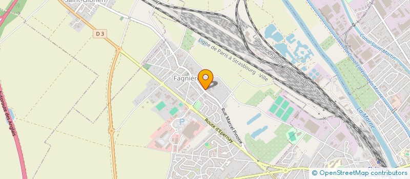 localisation de l'entreprise ACS AUTO FAGNIERES  FAGNIERES