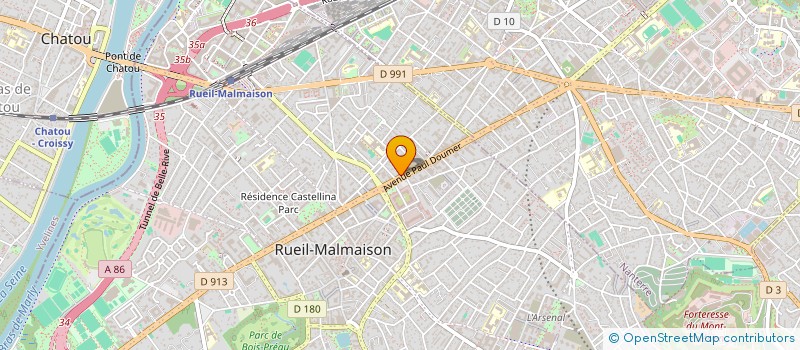 localisation de l'entreprise ACS BATI à RUEIL-MALMAISON