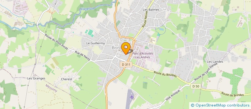 localisation de l'entreprise ACS CONSEIL à BRINDAS