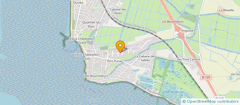 localisation de l'entreprise ACS CONSULTING à CHATELAILLON-PLAGE