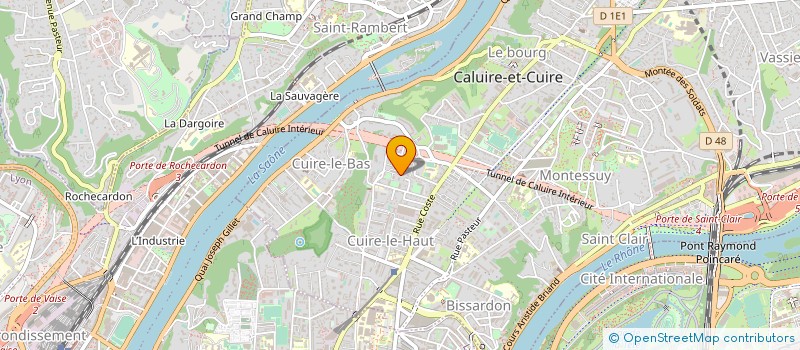 localisation de l'entreprise ACS COURTAGE  CALUIRE-ET-CUIRE