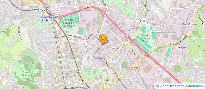 localisation de l'entreprise ACS DIFFUSION à SAINT-ETIENNE