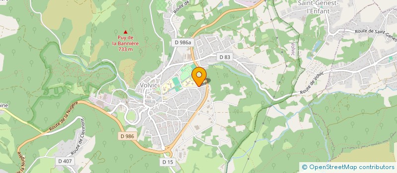 localisation de l'entreprise ACS E-SANTE à VOLVIC