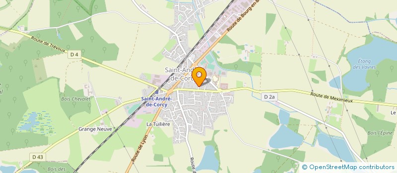 localisation de l'entreprise ACS ENERGIE  SAINT-ANDRE-DE-CORCY