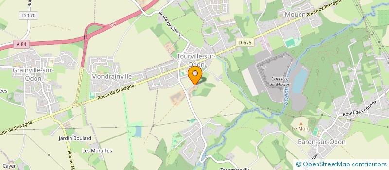 localisation de l'entreprise ACS ENVIRONNEMENT SERVICES  TOURVILLE-SUR-ODON